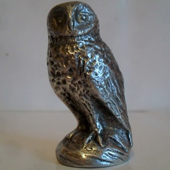 Old Silver Owl - Any Info Much Appreciated - Sterling Silver