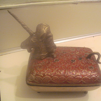 unicorn jewelry box