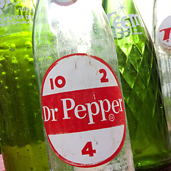 Garage sale score! - Bottles
