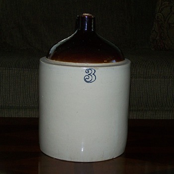 Antique 3 Gallon Stoneware Jug