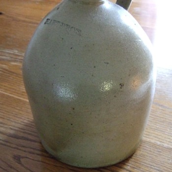 Hart Bros. Made Slat glazed jug 