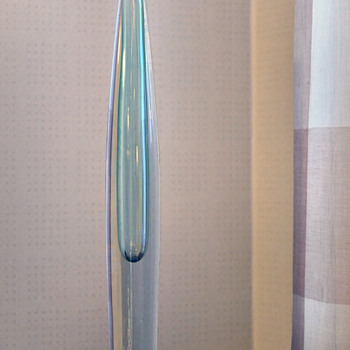 Green Sputnik vase  B895 - Asta Stromberg, Strombergshyttan. - Art Glass