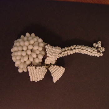 Miriam Haskell beaded swan, beautiful. 