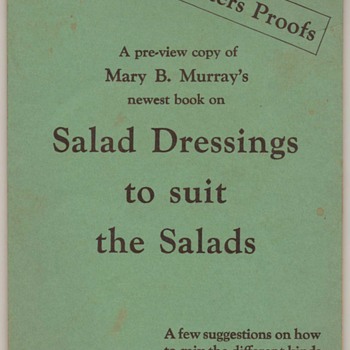 1925 - Mary Murray's Salad Dressings - Wesson Oil