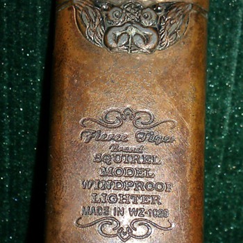 Fierce Tiger  Brand  Squirrel  Model  Windproof  Lighter  Made in WZ-1029 - Tobacciana