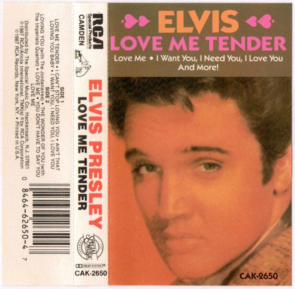 Elvis "Love Me Tender" Cassette Tape Collectors Weekly