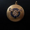 Antique 14 k gold locket from Mainz Carnival 1884-1902 germany