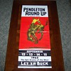 A Original 1962 Pendleton Round Up Advertisement Poster