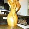Wood sculpture modern  european