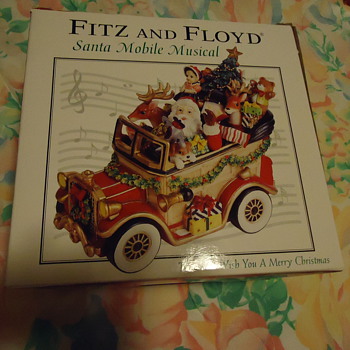 FITZ AND FLOYD SANTA MOBILE - Christmas