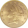 1865-S $20 Gold Double Eagle from the S.S. Brother Jonathan Shipwreck