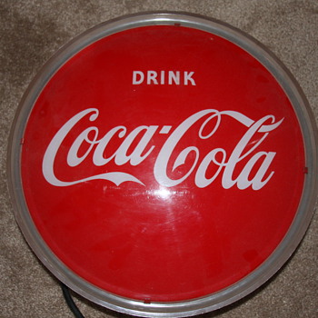 Older Light Up Coke Sign