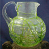 1904 Kralik Alligator Crackle Pitcher....