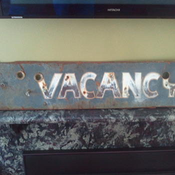 Vintage Neon Vacancy Sign - Signs