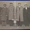 1930 Vintage Original Police Prisoner Photo's 