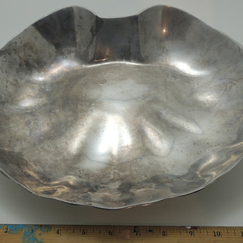 Pewter Shell Shaped Dish??