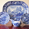 Blue and White Enoch Wood Sporting Series 