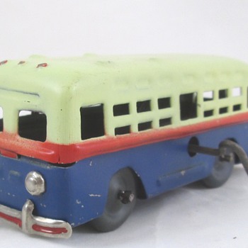 Occupied Japan Tin Bus - Toys
