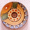 Vintage Puigdemont Studio Ceramic Pottery Charger Plate 1940's Spanish 