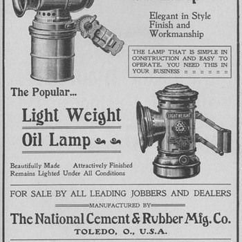 1902 Breckenridge Lamps Advertisement