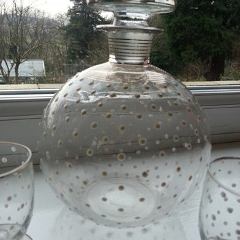 Decanter &  Glasses - Bohemian?