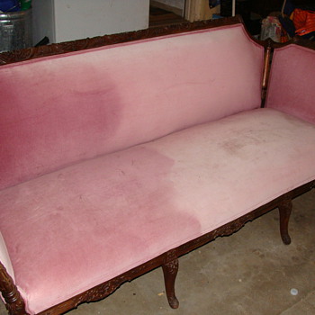 Old Sofa, Mahogany---What is it  - Furniture