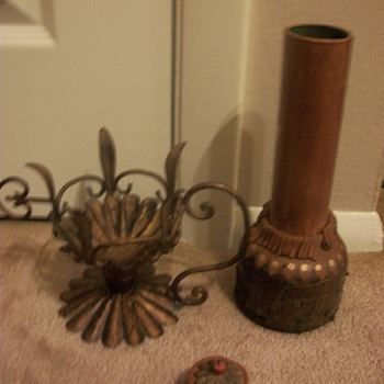 Original M.A. Leather Decanter Made in Italy