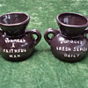 A miniature spittoon- (front and back view)