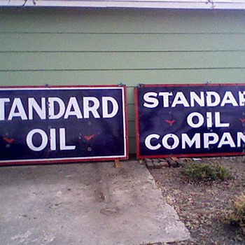 Porcelain Standard Oil signs - Signs