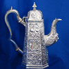 Irish Antique Silver Coffee Pot, William Nowlan, Dublin 1831