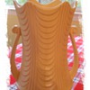 Vtg USA Ivory deco Vase