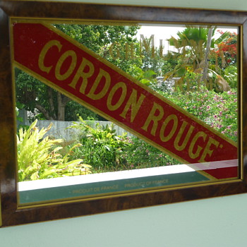 Fr. advertising mirror