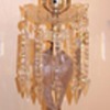 Grandma's paperweight lamp with dolphin feet