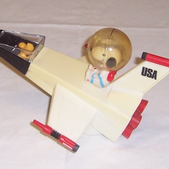 Snoopy & Woodstock Radio Rocket Ship - Radios