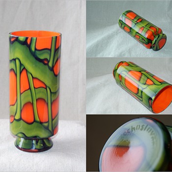 Kralik Web Vase - Art Glass