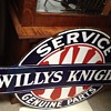 Willys-Knight Double Sided Sign
