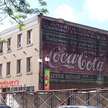 Canadian Painted Wall Sign - Coca-Cola