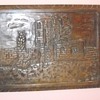 Wood carving scenery