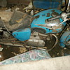 My dad traded an old triumph for this and was told it was one of only 50 or in the states, would love to get it running someday