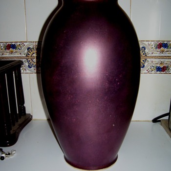 Roseville Pauleo Lamp Base - Art Pottery