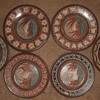 Burnished Mexican Art Plates (Hand Painted)