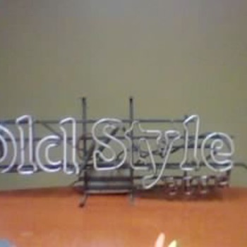 vintage old stlye beer sign  - Signs
