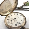 19th Century Bovet Fleurier Silver Pocket Watch with Fob