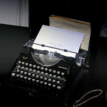 My 1939 Continental Typewriter - Office
