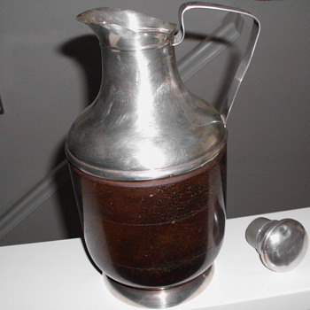 REVERE STERLING/WOOD PITCHER