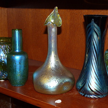 Loetz Candia Papillion Goldig irisiert.  - Art Glass