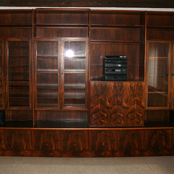 two rosewood units - Furniture