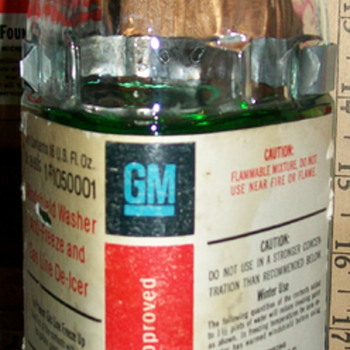 early 60's washer fluid bottles - Petroliana