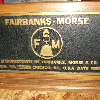 Fairbanks-Morse Builders tag