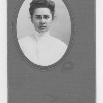 Great Grandmother portrait Logo unidentified